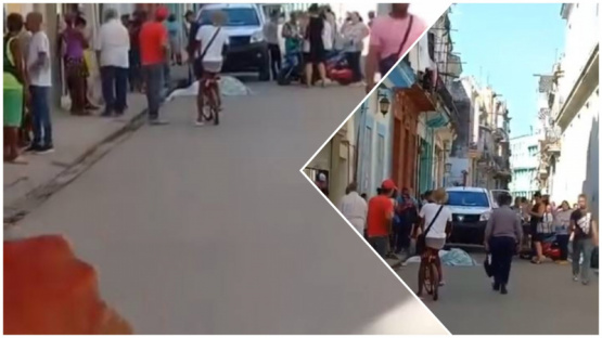el horror en pleno centro de La Habana