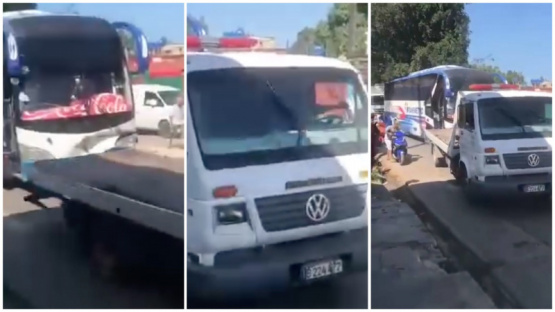 Momento de terror en Matanzas: Camión vs Autobús